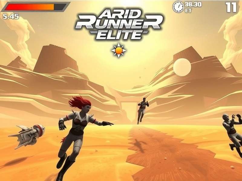Arid Runner Elite Gameplay Screenshot
